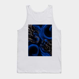 Skull & Snake (blue) Tank Top